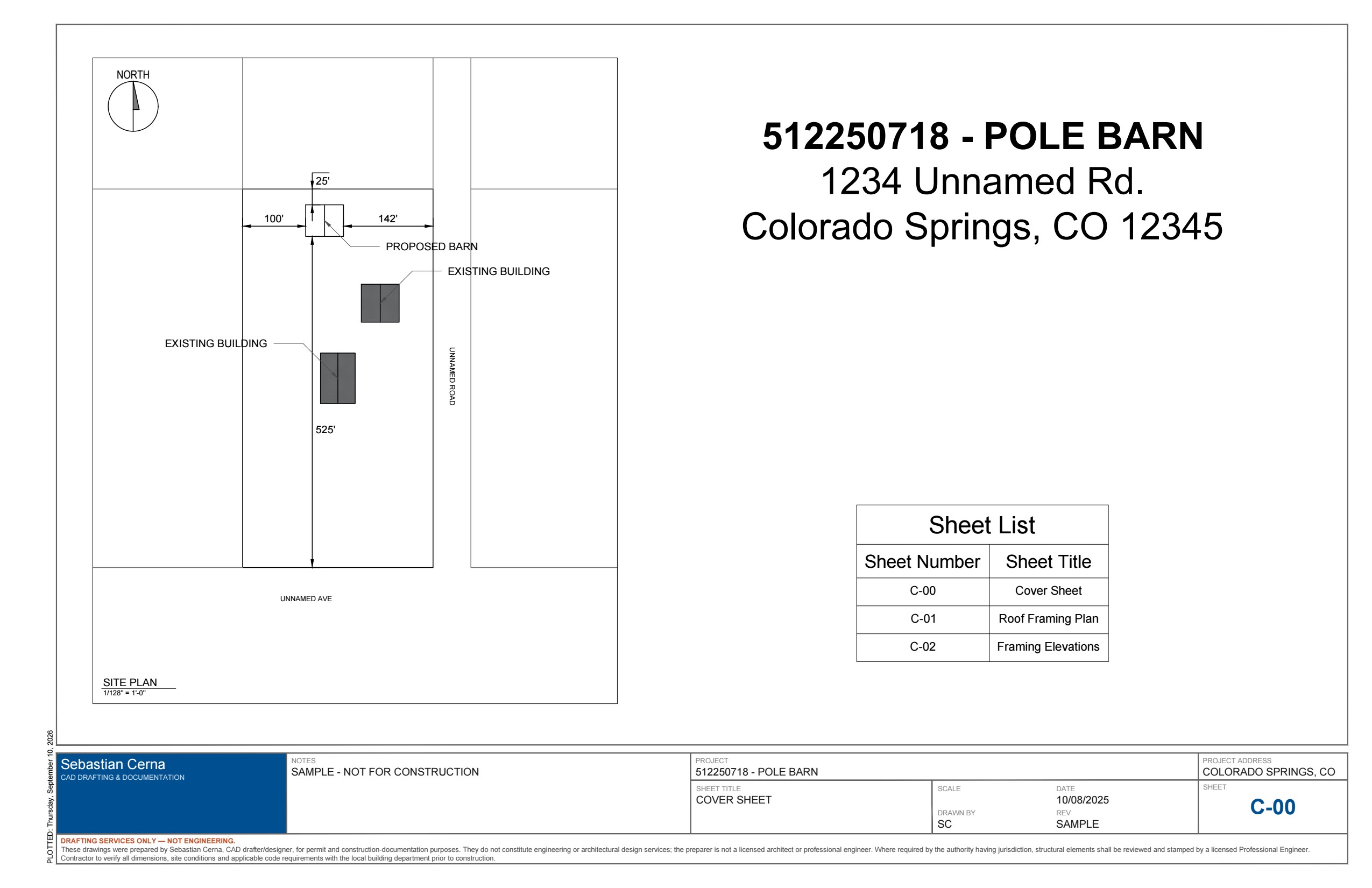 Cover & Site Plan